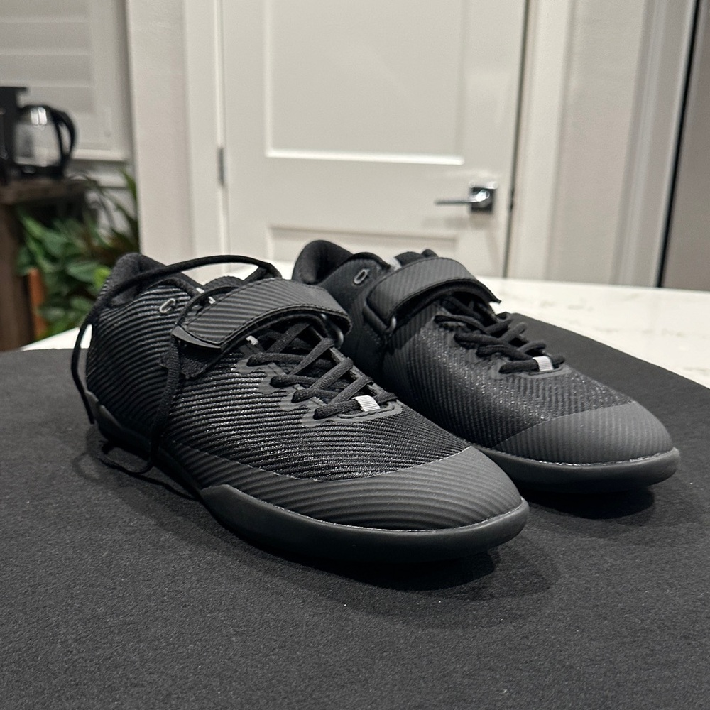 NWOT Men’s Velaasa Strake Weightlifting Sole Size 16 Triple Black Shoe Sneakers - Picture 5 of 13
